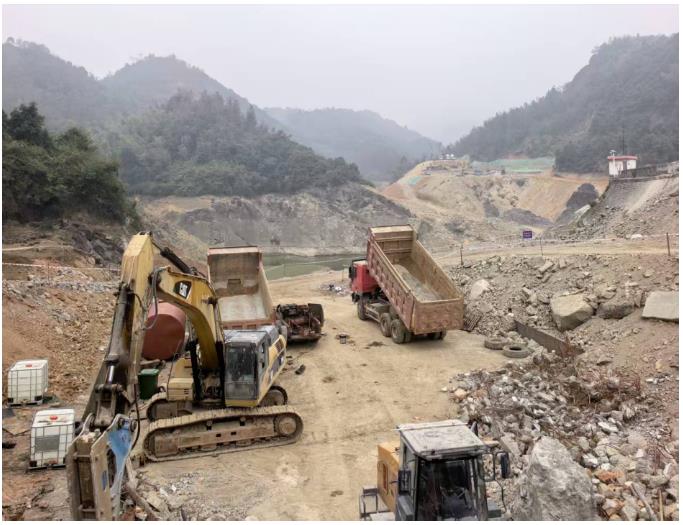 春节不停工！牛梅溪水库除险加固工程全力攻坚保安全(图1)